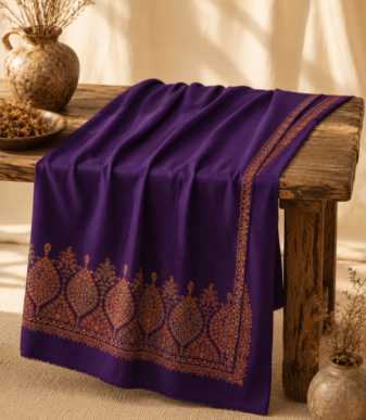 Imperial Amethyst Paisley Shawl