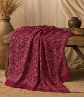 Fuchsia Mehrnaz Garden Shawl